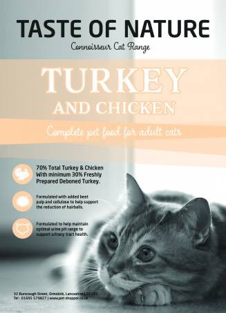Taste of Nature Connoisseur Cat Turkey And Chicken 5kg